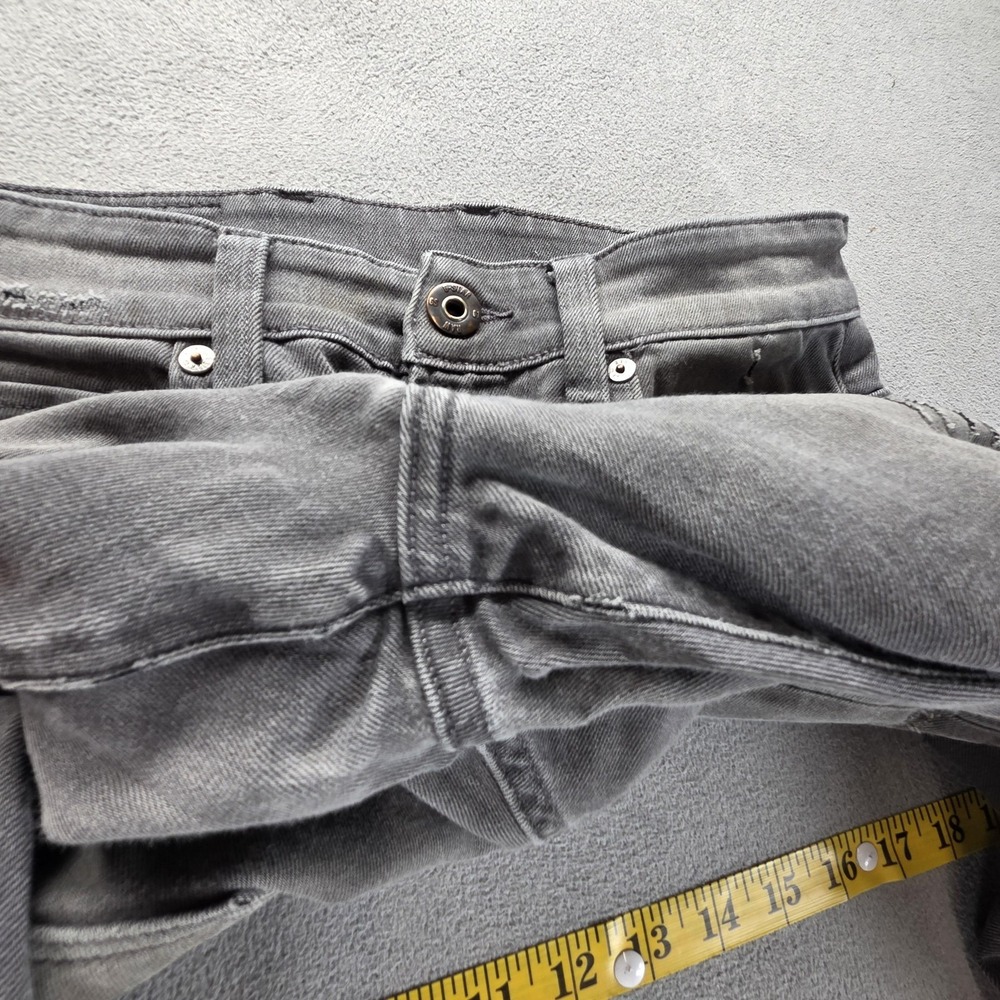 G-Star RAW Jeans Mens 28x30 Gray Revend Skinny Distressed Zip Fly Denim - Picture 11 of 16